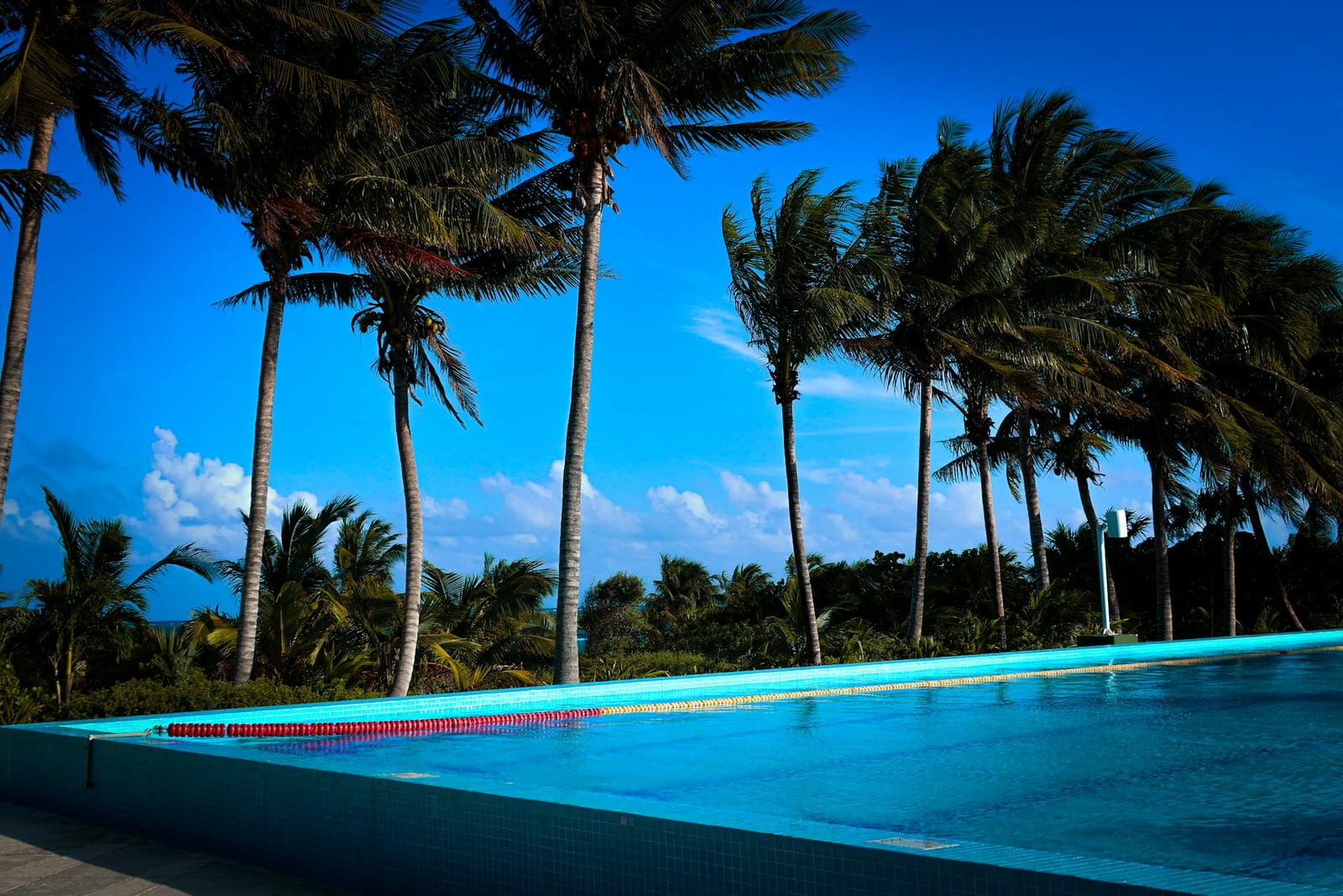 Sunny swimming pool at a Costa Blanca villa